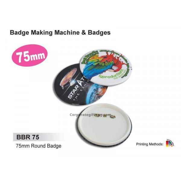 BBR 75 (75mm Round Badge) Button Badge Making